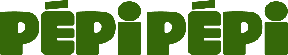 Green text spelling the word PÉPIPÉPI in a bold font.